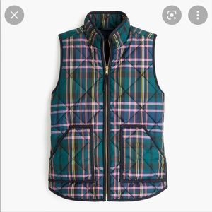 J. Crew Excursion Vest in Signature Plaid